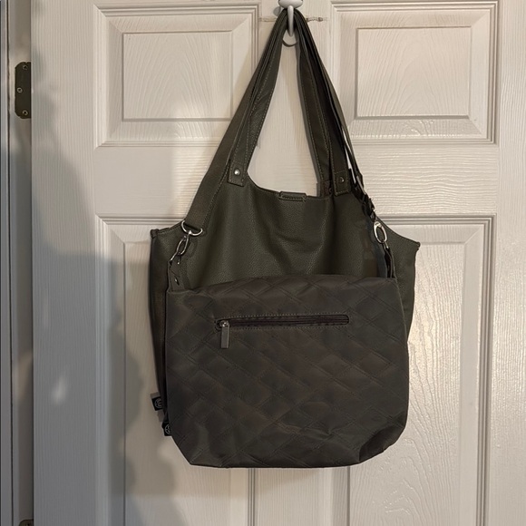 Casual Ganz Green  Tote Bag with Long Straps - Picture 5 of 10